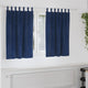 Vidaxl verduisterende gordijnen 2 pcs donkerblauw 140 x 140 cm fluweel