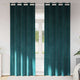 Vidaxl verduisterende gordijnen 2 pcs donkergroen 140 x 260 cm fluweel