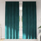 Vidaxl verduisterende gordijnen 2 pcs donkergroen 140 x 225 cm fluweel