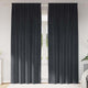 Vidaxl verduisterende gordijnen 2 pcs donkergrijs 140 x 225 cm fluweel