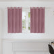 Vidaxl verduisterende gordijnen 2 pcs donkerroze 140 x 140 cm fluweel