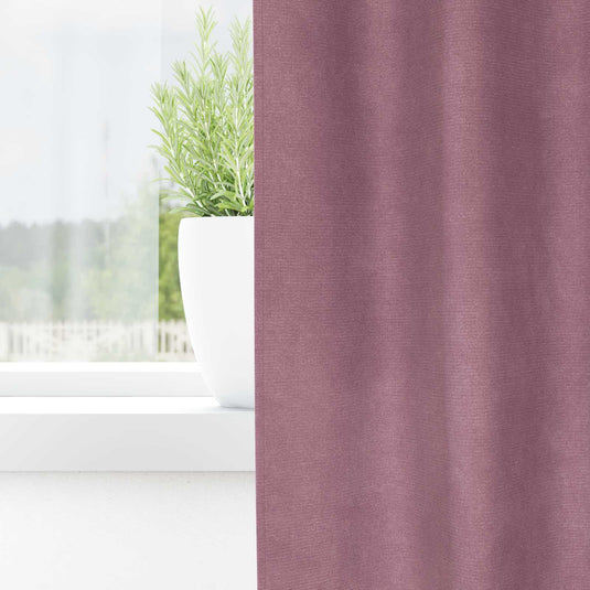 Vidaxl verduisterende gordijnen 2 pcs donkerroze 140 x 225 cm fluweel