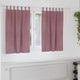 Vidaxl verduisterende gordijnen 2 pcs donkerroze 140 x 140 cm fluweel