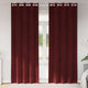 Vidaxl verduisterende gordijnen 2 pcs wijnrood 140 x 245 cm fluweel