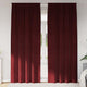 Vidaxl verduisterende gordijnen 2 pcs wijnrood 140 x 245 cm fluweel