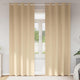Vidaxl zwart-out gordijnen met ringen 2 pcs crème 245 x 140 cm