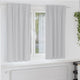 Vidaxl zwart-out gordijnen met ringen 2 pcs lichtgrijs 175 x 140 cm