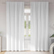 Vidaxl zwart-out gordijnen met ringen 2 pcs puur wit 225 x 140 cm