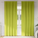 Vidaxl zwart-out gordijnen met ringen 2 pcs groen 260 x 140 cm