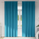 Vidaxl zwart-out gordijnen met ringen 2 pcs turquoise 245 x 140 cm
