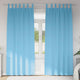 Vidaxl zwart-out gordijnen met ringen 2 pcs lichtblauw 245 x 140 cm