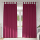 Vidaxl zwart-out gordijnen met ringen 2 pcs wijnrood 225 x 140 cm