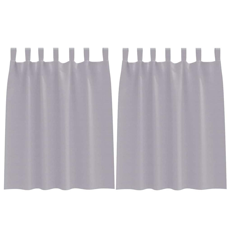 ギャラリービューアに画像をロードする, Vidaxl zwart-out gordijnen met ringen 2 pcs metaalgrijs 140 x 140 cm
