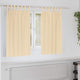 Vidaxl zwart-out gordijnen met ringen 2 pcs crème 140 x 140 cm