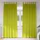Vidaxl zwart-out gordijnen met ringen 2 pcs groen 260 x 140 cm