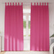 Vidaxl zwart-out gordijnen met ringen 2 pcs felroze 260 x 140 cm