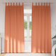 Vidaxl zwart-out gordijnen met ringen 2 pcs terracotta 260 x 140 cm