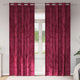 Vidaxl velvet gordijnen 2 pcs wijnrood 260 x 140 cm fluweel