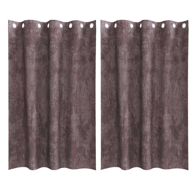 ギャラリービューアに画像をロードする, Vidaxl velvet gordijnen met gordijnen 2 pcs bruin 175 x 140 cm fluweel
