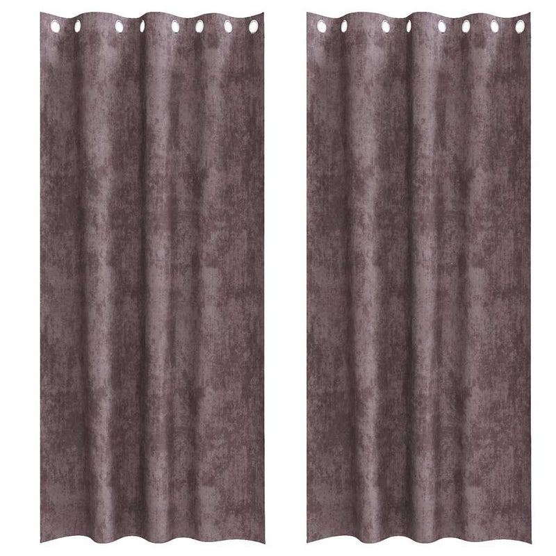 ギャラリービューアに画像をロードする, Vidaxl velvet gordijnen met gordijnen 2 pcs bruin 245 x 140 cm fluweel
