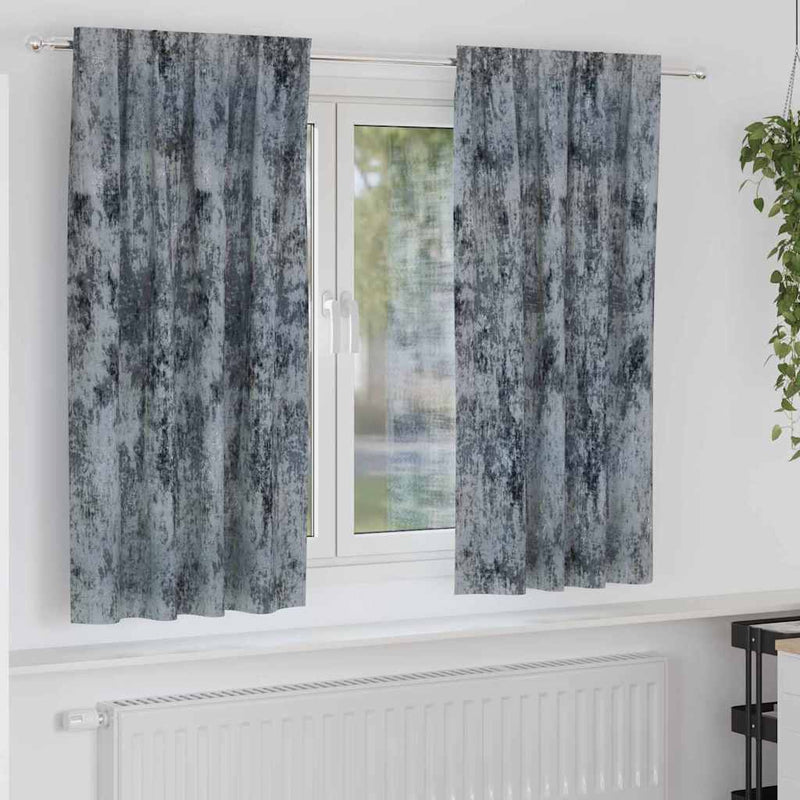 ギャラリービューアに画像をロードする, Vidaxl velvet gordijnen 2 pcs zilvergrijs 175 x 140 cm fluweel
