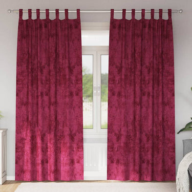 Vidaxl velvet gordijnen 2 pcs wijnrood 260 x 140 cm fluweel