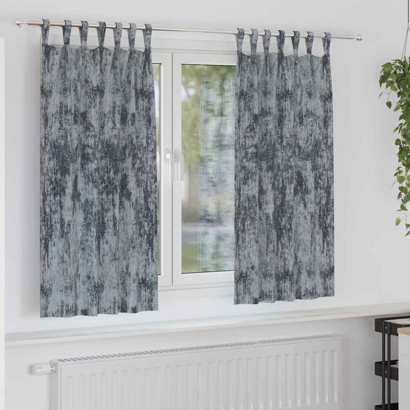 ギャラリービューアに画像をロードする, Vidaxl velvet gordijnen 2 pcs zilvergrijs 175 x 140 cm fluweel
