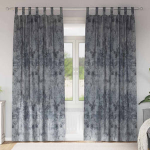 Vidaxl velvet gordijnen 2 pcs zilvergrijs 260 x 140 cm fluweel