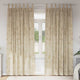 Vidaxl velvet gordijnen met gordijnen 2 pcs crème 245 x 140 cm fluweel