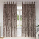 Vidaxl velvet gordijnen 2 pcs cappuccino 260 x 140 cm fluweel