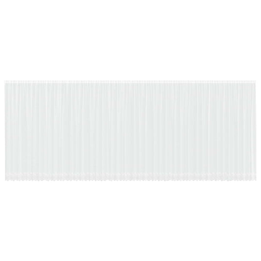 Vidaxl kantgordijn met gordijnen wit 1200 x 300 cm polyester