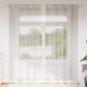Vidaxl voile gordijn met gordijnen 2 pcs crème 225 x 140 cm polyester