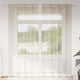 Vidaxl voile gordijn met gordijnen 2 pcs zand 245 x 140 cm polyester