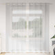 Vidaxl voile gordijn 2 pcs lichtgrijs 225 x 140 cm polyester