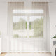 Vidaxl voile gordijn met gordijnen 2 pcs zand 245 x 140 cm polyester