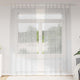 Vidaxl voile gordijn 2 pcs lichtgrijs 260 x 140 cm polyester