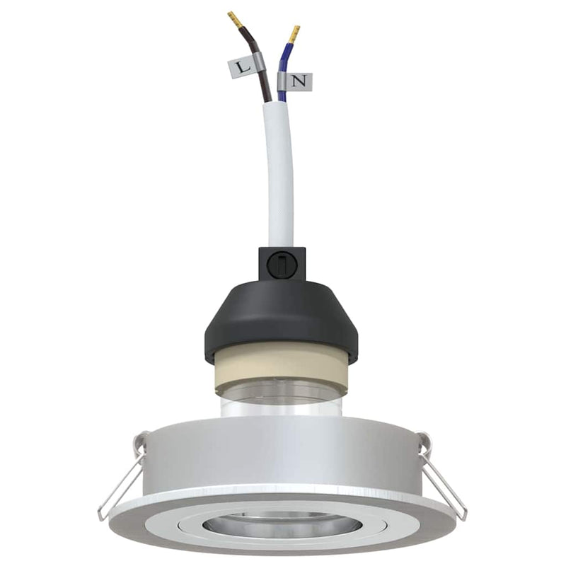 ギャラリービューアに画像をロードする, Vidaxl spotje zilver 9 x 9 x 2 cm aluminium
