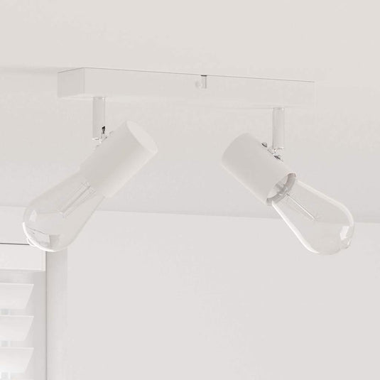 Vidaxl plafondspot met schijnwerpers wit 26 x 6,5 x 11,5 cm metaal