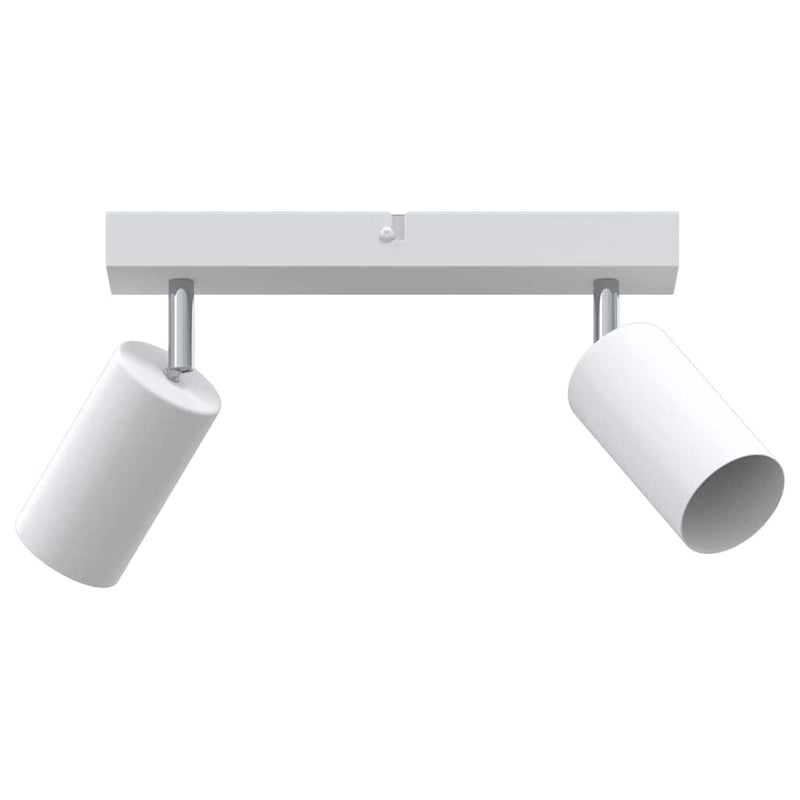 ギャラリービューアに画像をロードする, Vidaxl plafondspot met schijnwerpers wit 26 x 6 x 16 cm metaal
