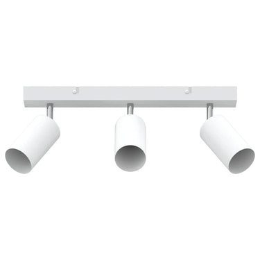 Vidaxl plafondspot met schijnwerpers wit 38 x 6 x 16 cm metaal