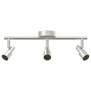 Vidaxl plafondspot met schijnwerpers nikkel 39 x 10,5 x 10,5 cm staal