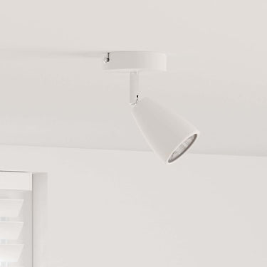Vidaxl plafondspot met schijnwerpers wit 25.5 x 8 x 16 cm metaal