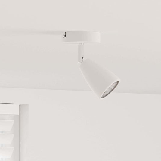 Vidaxl plafondspot met schijnwerpers wit 25.5 x 8 x 16 cm metaal