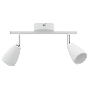 Vidaxl plafondspot met schijnwerpers wit 25.5 x 8 x 16 cm metaal