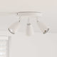 Vidaxl plafondspot met schijnwerpers wit 19 x 19 x 14,5 cm metaal