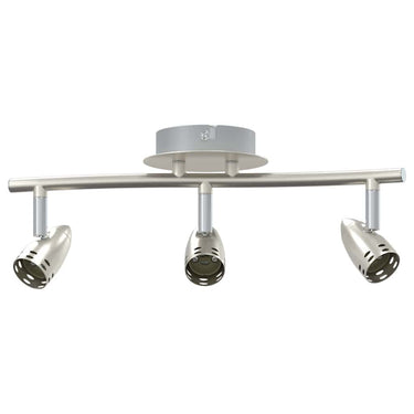 Vidaxl plafondspot met schijnwerpers nikkel 36,5 x 10 x 12,5 cm metaal