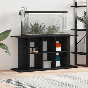 Vidaxl aquariumstandaard zwart eiken 120x40x60 cm bewerkt hout