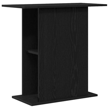 Vidaxl aquariumstandaard zwart eiken 75x36x72,5 cm bewerkt hout