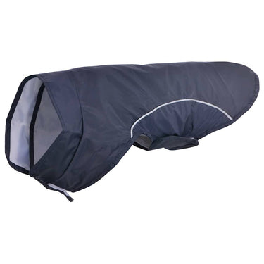 Vidaxl hondenregenjas met reflecterende strips polyester marineblauw s