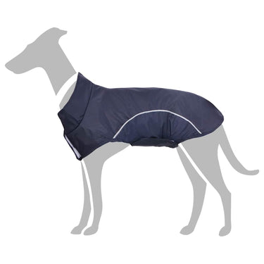 Vidaxl hondenregenjas met reflecterende strips polyester blauw 2xl